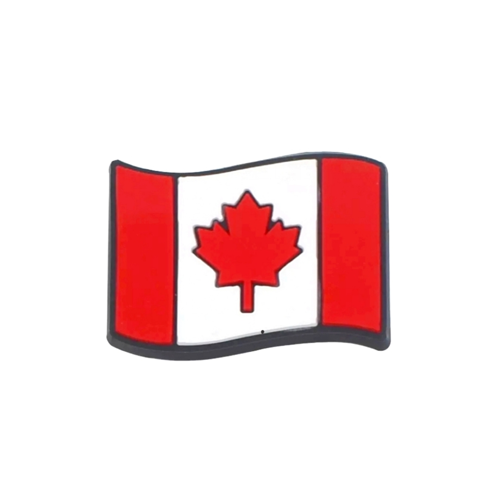 Canadian Flag Croc Charm | Team Canada Jibbitz | Croc Access | Bracelet Charm